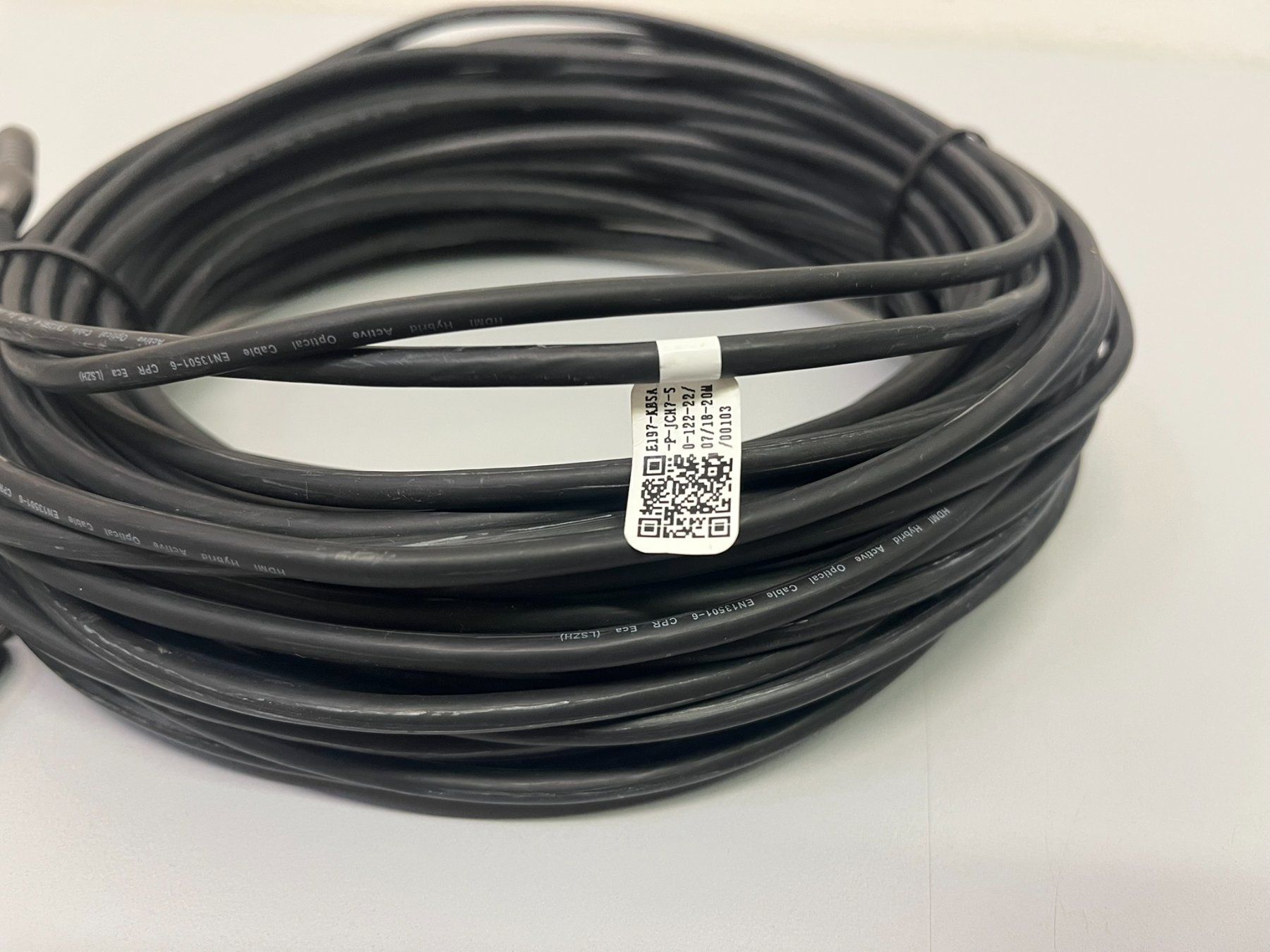 Kabel: 20m HDMI Kabel Optical LWL – Gebraucht aus Hochdorf von av-electronics 3