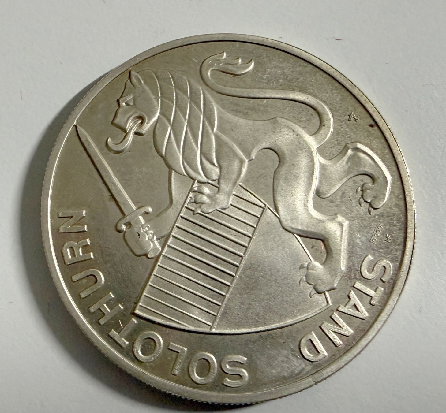 Medaillen: Medaille 1463 Bezirk Gäu 1963 - Stand Solothurn – Gebraucht aus Samedan von Gischpel25 1