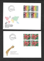 2 FDC 961 - 962 Serie Viererblöcke ET Bern 25.11.1998