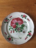Très ancienne assiette murale en faience française