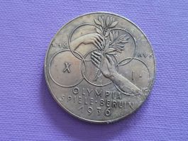 Medaille 1936, Olympische Spiele Berlin, 37mm