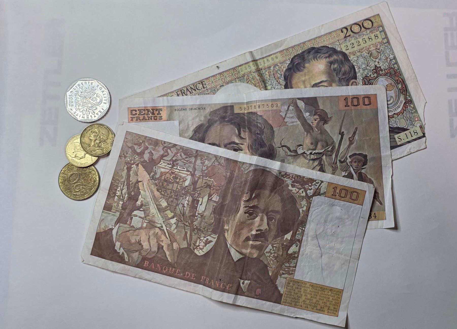 Billets de banque: 400 Franc – D'occasion à Filzbach par Cschufi 1