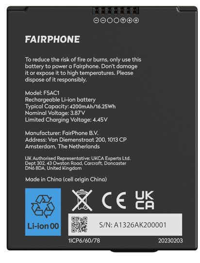 Fairphone Akkus: Fairphone 5 Batterie – Neu und originalverpackt aus Stadel (Winterthur) von JonathanKTDJ 1