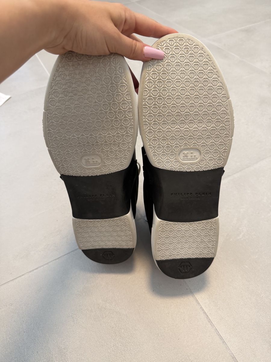 Philipp Plein Scarpe da uomo: Philipp Plein Samt Sneaker Gr.44 Olivgrün – Nuovo (secondo la descrizione) da Unterlunkhofen venduto da cgi99 3