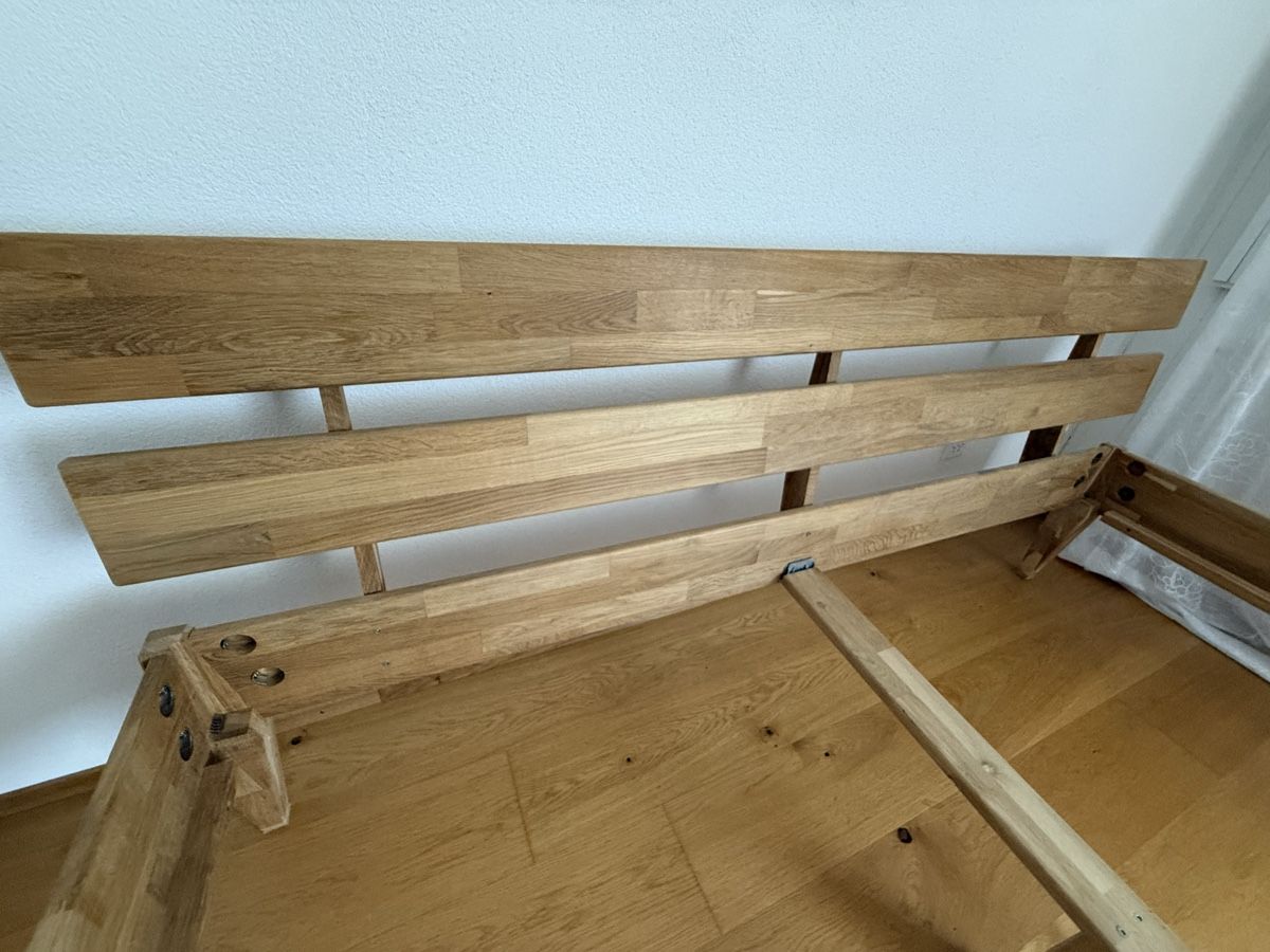 Betten: Massive holz Bett  – Gebraucht aus Spiez von amasso1 2