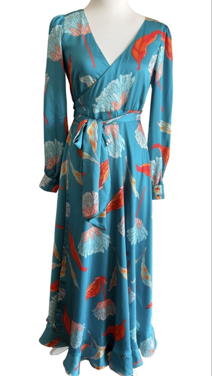 Vestiti: Wunderschönes Maxikleid mit Blumenmuster, Grösse 38/M – Nuovo (secondo la descrizione) da Stettlen venduto da Beauty-19 1
