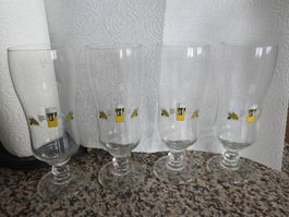 WARTECK BIERGLÄSER 4 ST, KAUM GEBRAUCHT