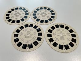 View-Master 4 Real für USA Fans Nr 17,  26,  256 & 318