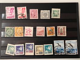 China alte Briefmarke lot