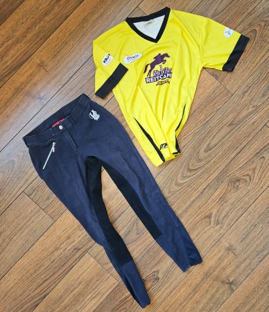 Set: Reithosen *Horse Life* +  gratis Reitshirt Gr. 164