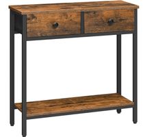 Konsolentisch schmal mit 2 Schubladen, schmaler Flurtisch