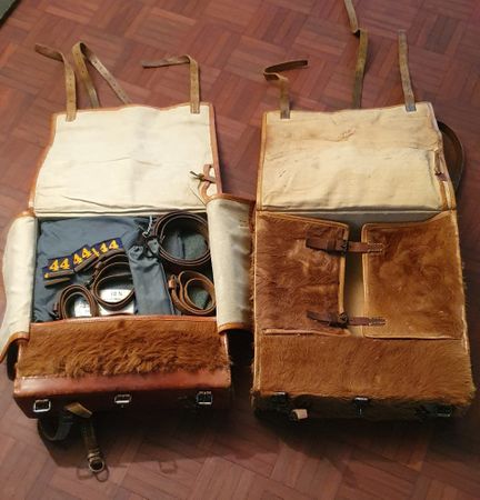 2x Militärrucksack Fellrucksack - 1X mit Inhalt