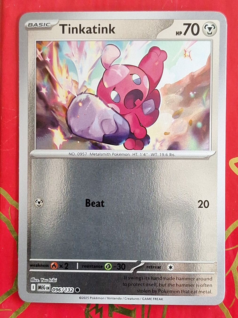 Pokémon Carte collezionabili: Tinkatink - Reverse Holo Pokemon Mega Evolution – Usato da Altstätten SG venduto da GGsGameshop