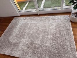 Joop! Webteppich „New Curly“ 200x300 cm – Hochflor – Beige