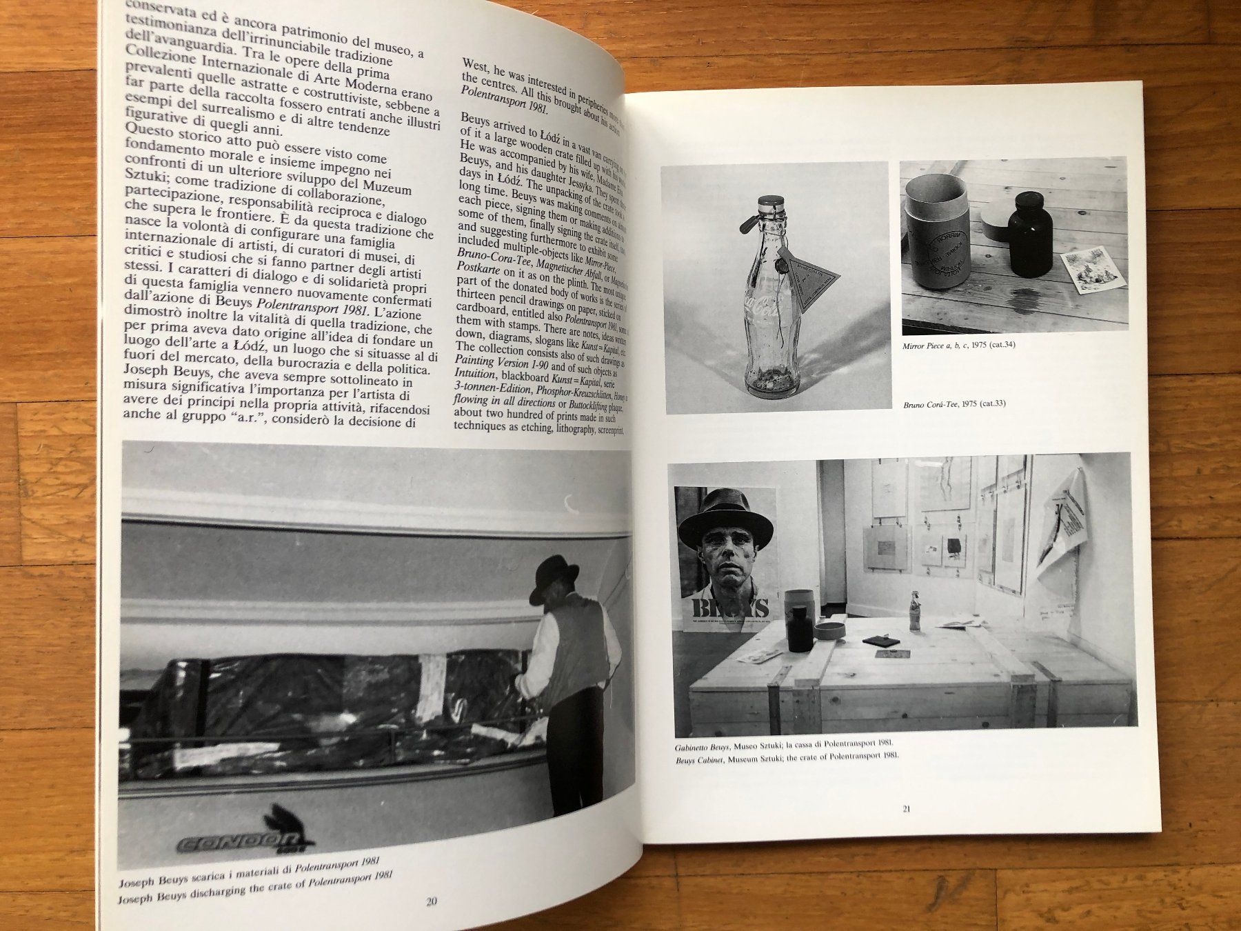 Libri: Kunst Buch: JOSEPH BEUYS - Polentransport 1981 – Usato da Lugano venduto da gio.yo 2