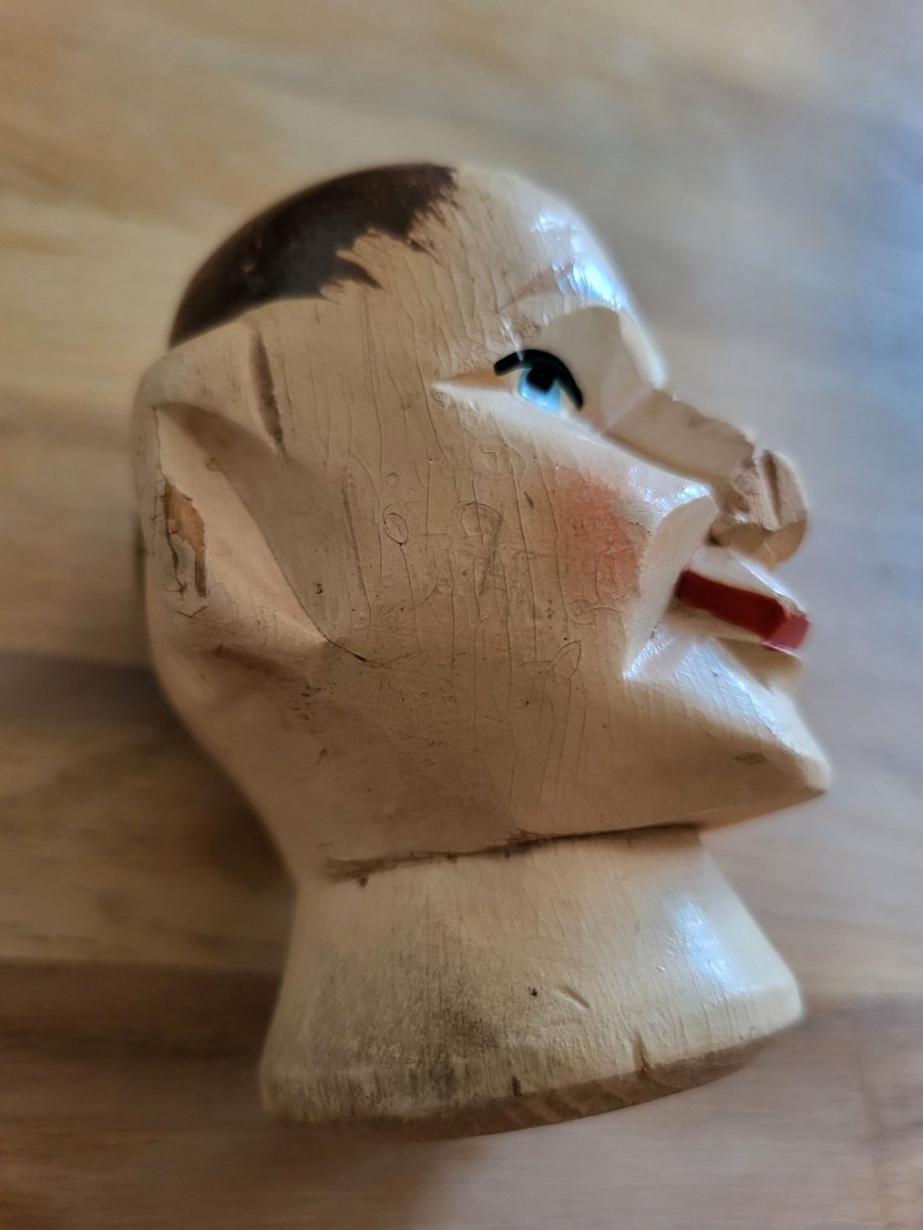 Statuette: Kasperli Holz Kopf – Usato da Seltisberg venduto da Ppeter68 1
