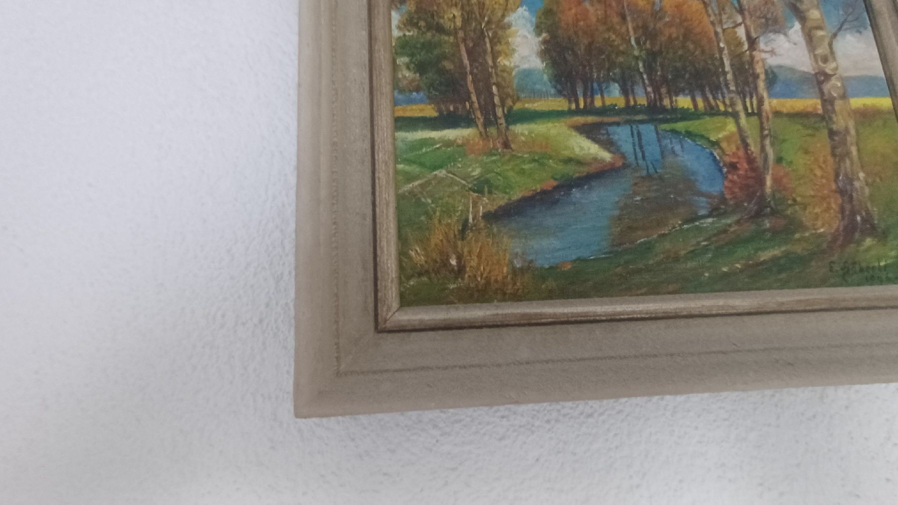 Tableaux: Schönes Landschaftsbild Handgemalt – D'occasion à Flawil par Pinkmalibu 7