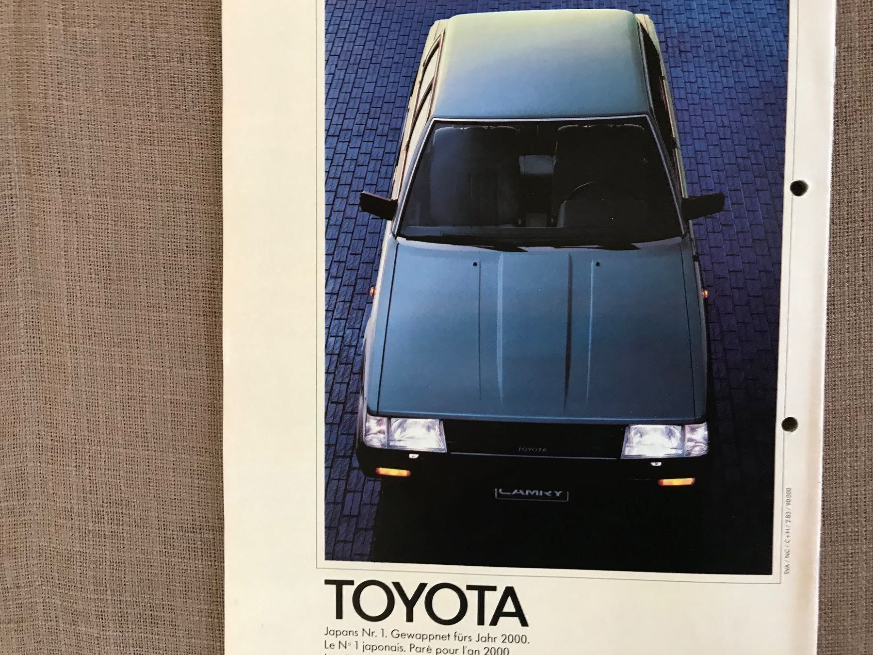 Toyota Dokumente: Toyota  Tercel Prospekt – Gebraucht aus Balterswil von Jeko1967 8