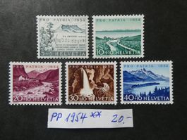 Pro Patria 1954 postfrisch