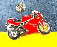 DUCATI SUPERSPORT 900 MOTORRAD GEPRÄGT ROT SILBRIG