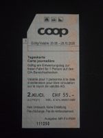 Tageskarte Sbb