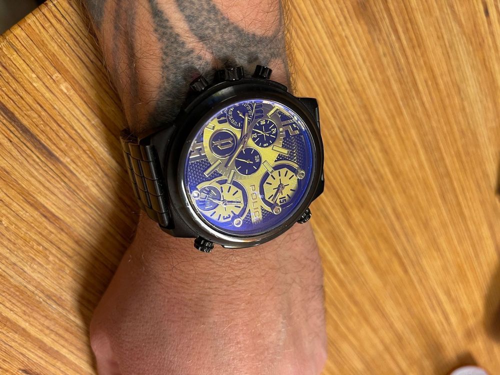 Police python watch sale