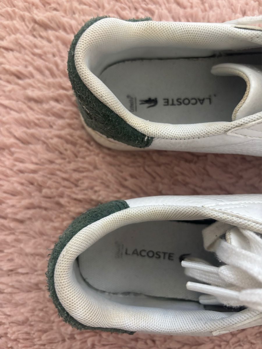 Lacoste Scarpe da donna: Lacoste Sneaker Weiss Leder/Wildleder Gr. 36 – Usato da Tann venduto da Dina.q 2