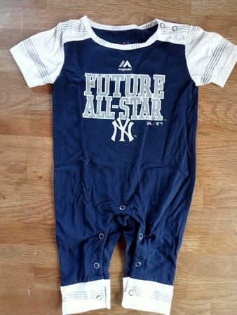 NY Yankees Baby Sommer-Strampler, Neu! Baumwolle