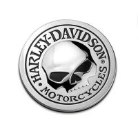 Sticker métal Harley Davidson Skull