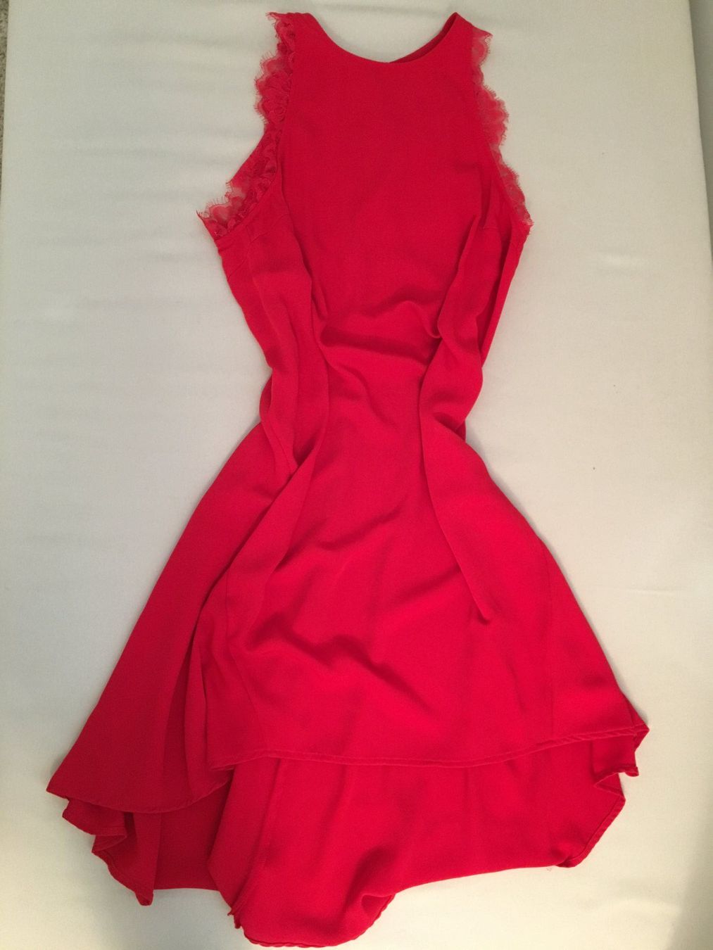 Robes: Kleid rot mit Spitzendetails Grösse 34 – D'occasion à Stansstad par InStyle8 4