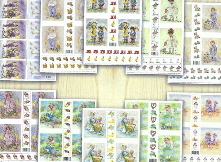 Bastelsets: Schnittbogen Paintbox Poppets – Neu und originalverpackt aus Schlatt TG von glueckwunschkarte.22 1