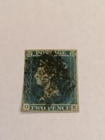 Two pence blue 1841, Platte 4 