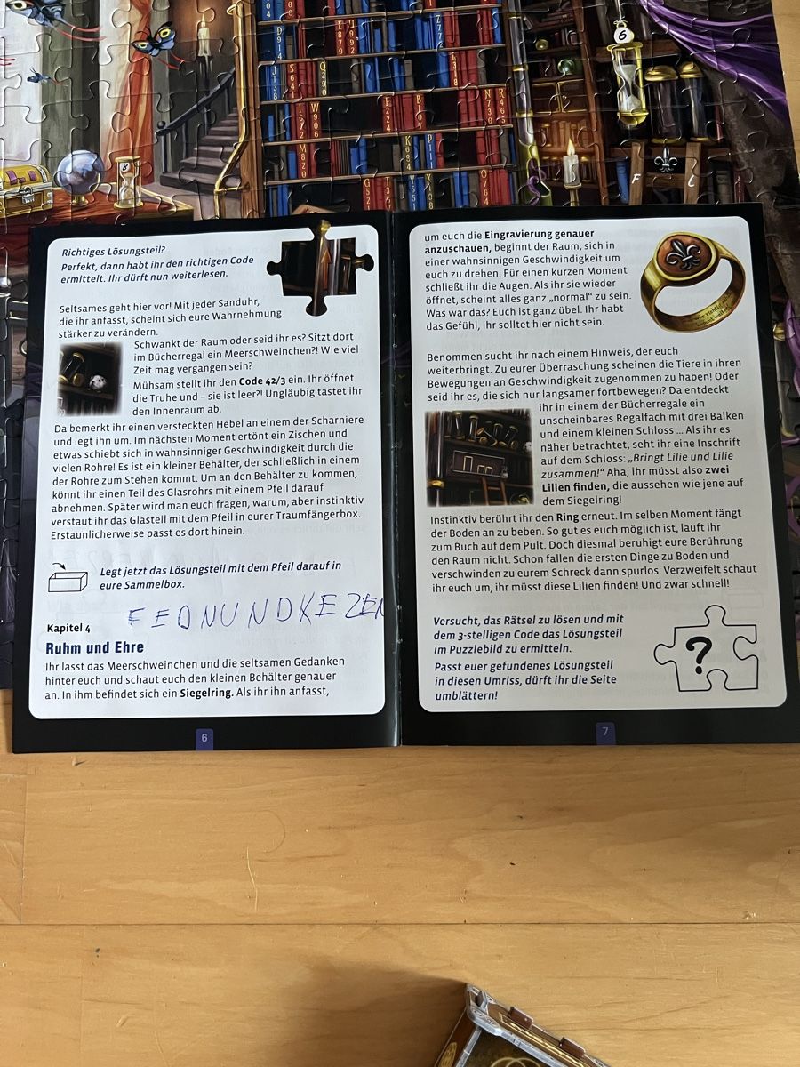 Puzzle: EXIT Puzzle: Die Bibliothek der Träume, 500 Teile. – Usato da Toffen venduto da Vanessa_Germann 3