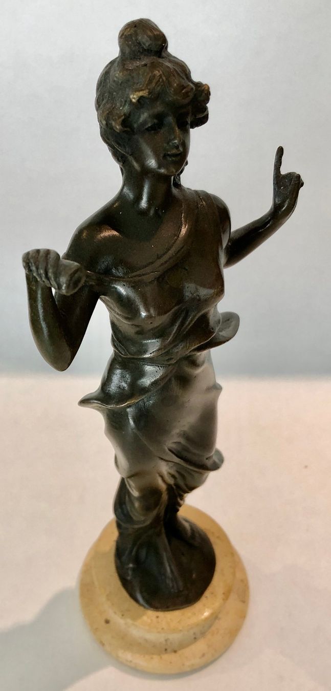 Statuette: Broncefigur Singendes Mädchen mit Mikrofon - Art éco - 30er – Nuovo (secondo la descrizione) da Appenzell venduto da Zimiuno 8