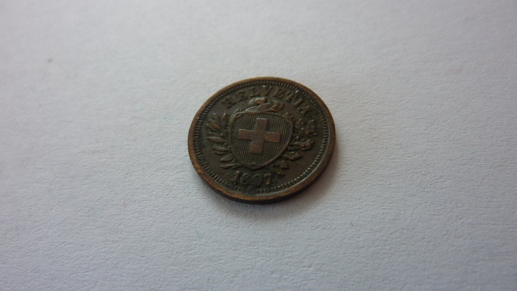 Tutti le monete: Uralter Einräppler 1897 , sehr schön – Usato da Birrwil venduto da Schnaepli 2