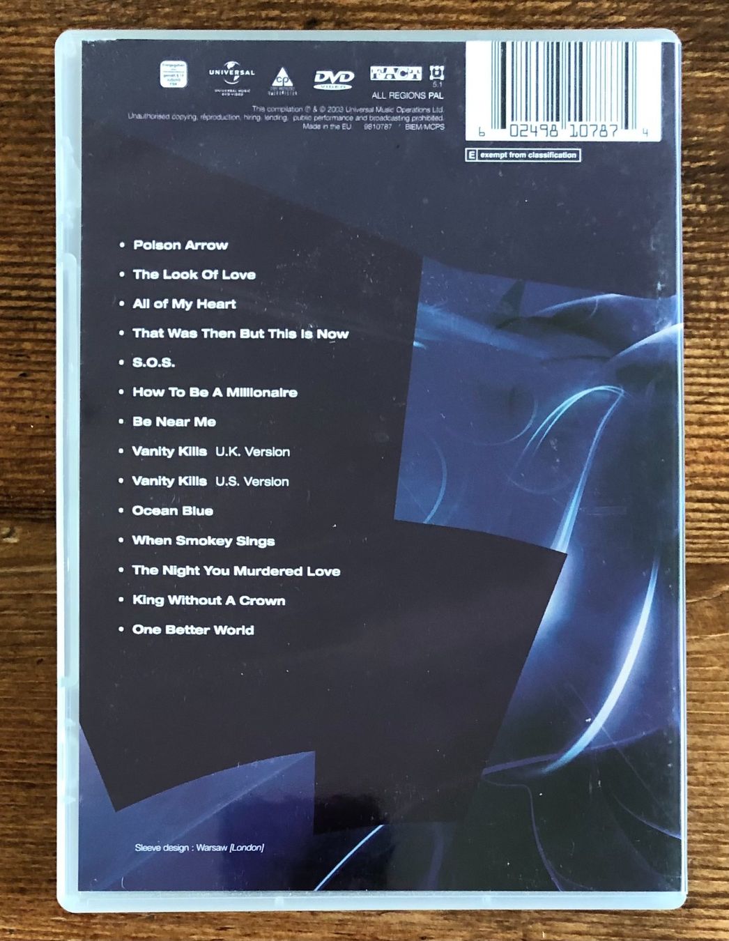Alle DVDs: ABC – Absolutely DVD, 80s Pop – Gebraucht aus Luzern von Schlafenicht00 1