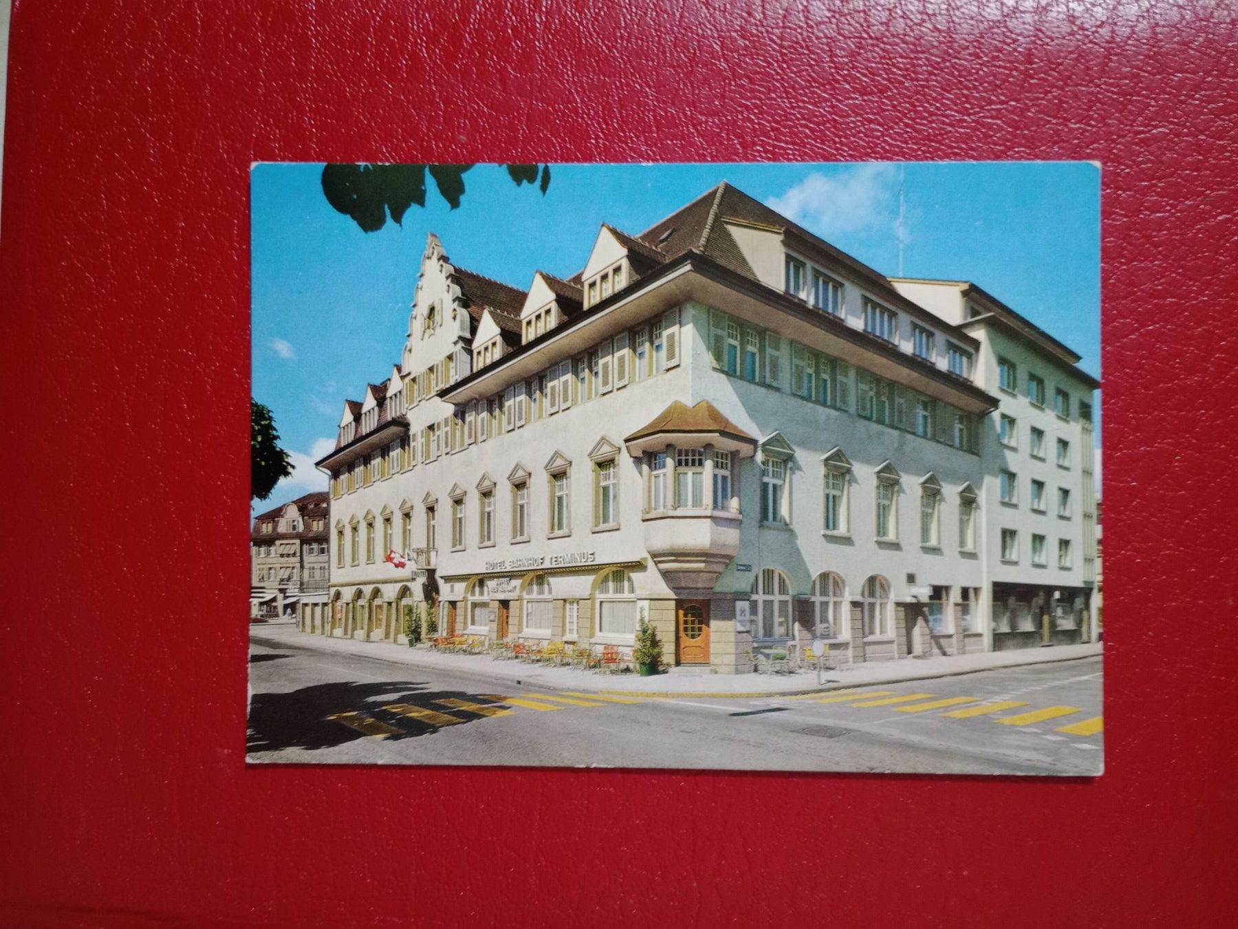 Cartoline postali: Brugg Aargau Hotel Bahnhof Terminus – Usato da Küttigen venduto da Melisch1000