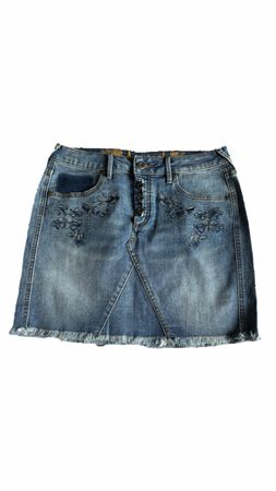 Denim skirt Desigual blue size26 good condition