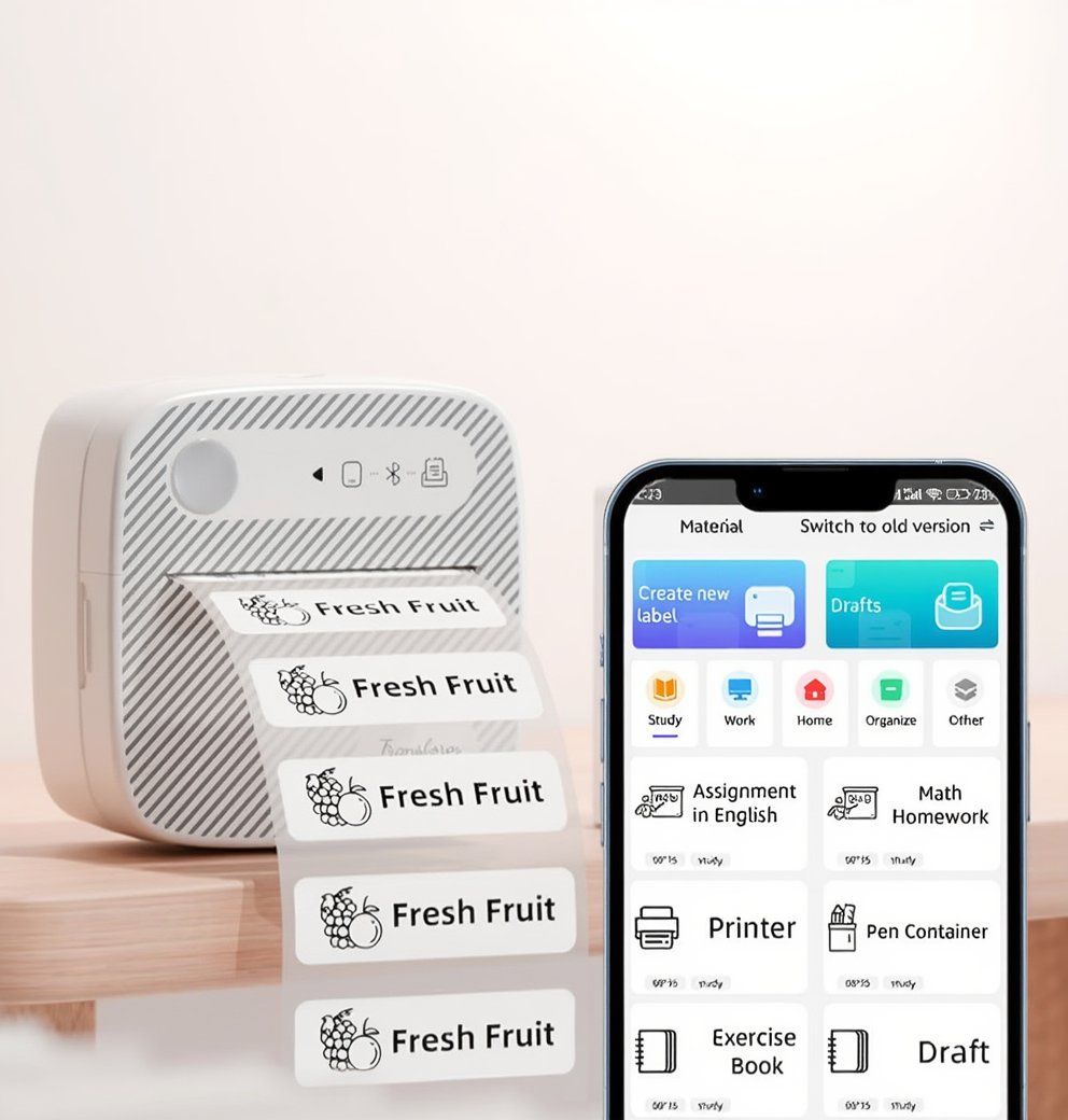 Stampanti: Mini Imprimante Thermique Bluetooth - Pack 5 Rouleaux - Neuf – Nuovo e nell'imballaggio originale da Villars-sur-Glâne venduto da SwissTrendyStore 3