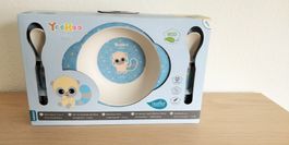 Kit de sevrage bébé en fibre de bambou Nuvita