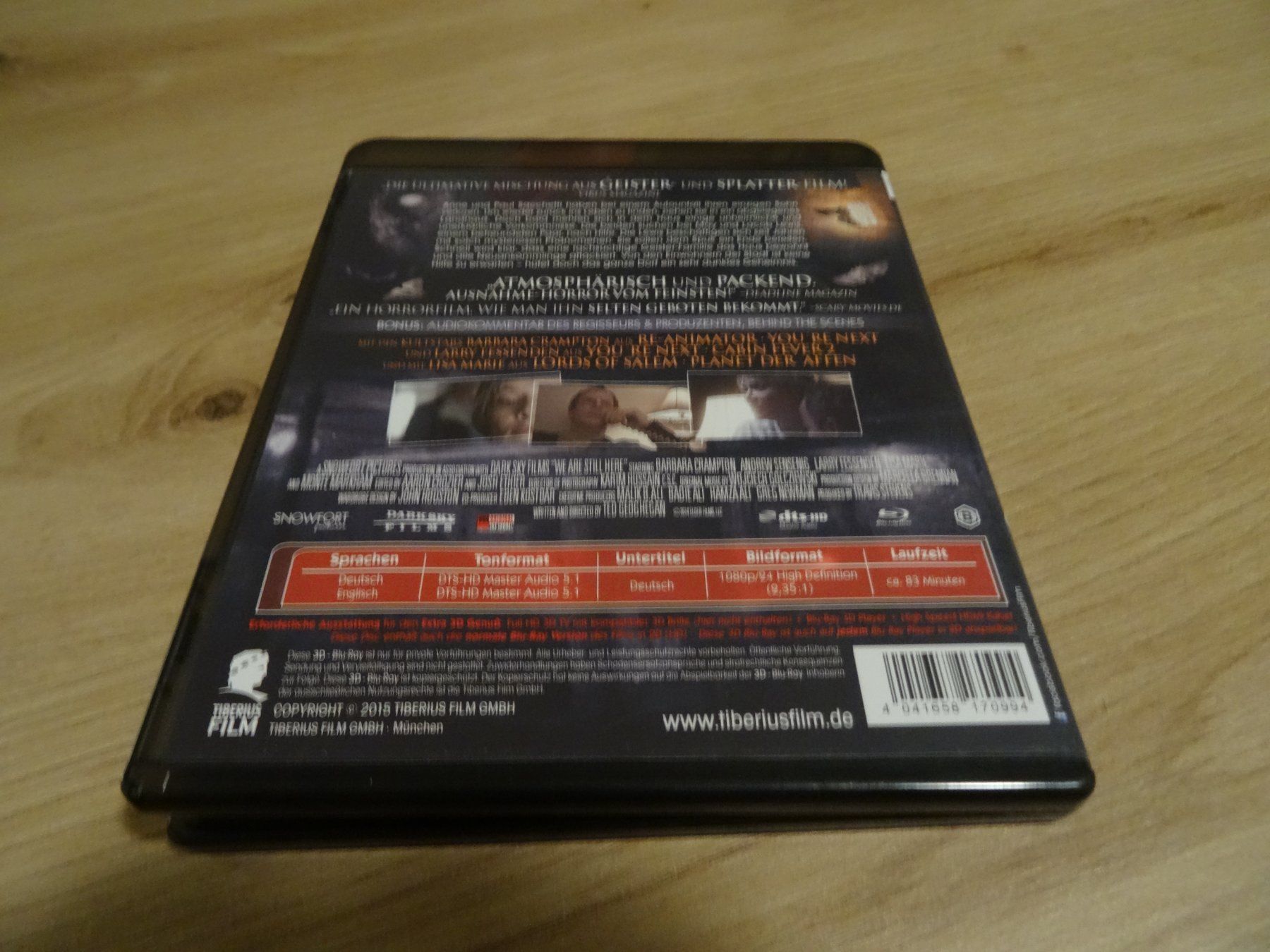 Tutti i DVDs: We Are Still Here 3D Blu-Ray Horrorfilm – Usato da Olten venduto da Disc-Verkauf 2