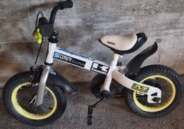 Kinderfahrrad Kawasaki Suter Clutch weiss 12 Zoll