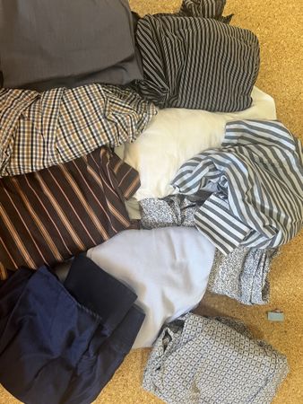 8 Hemden Blau/weiss/ grau