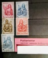 5 Briefmarken Evangelisten