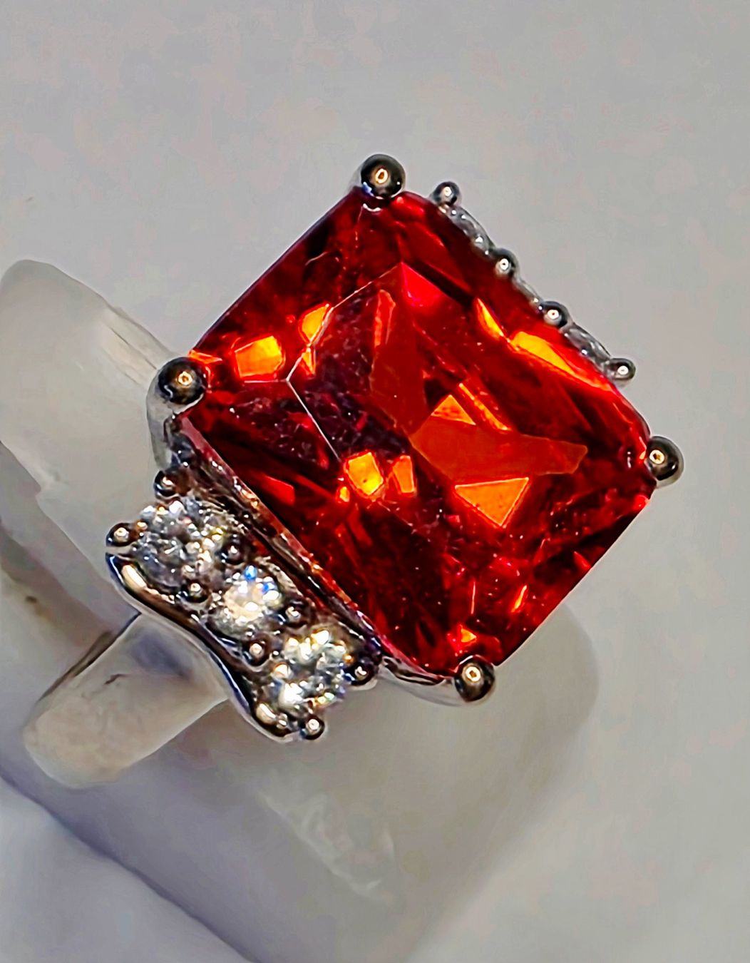 Bagues: Feueropal Zirkon Ring – Neuf (Voir description) à Zürich par benedikt12 4