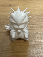 Pokemon Pikachu 3D druck weiss  6 cm