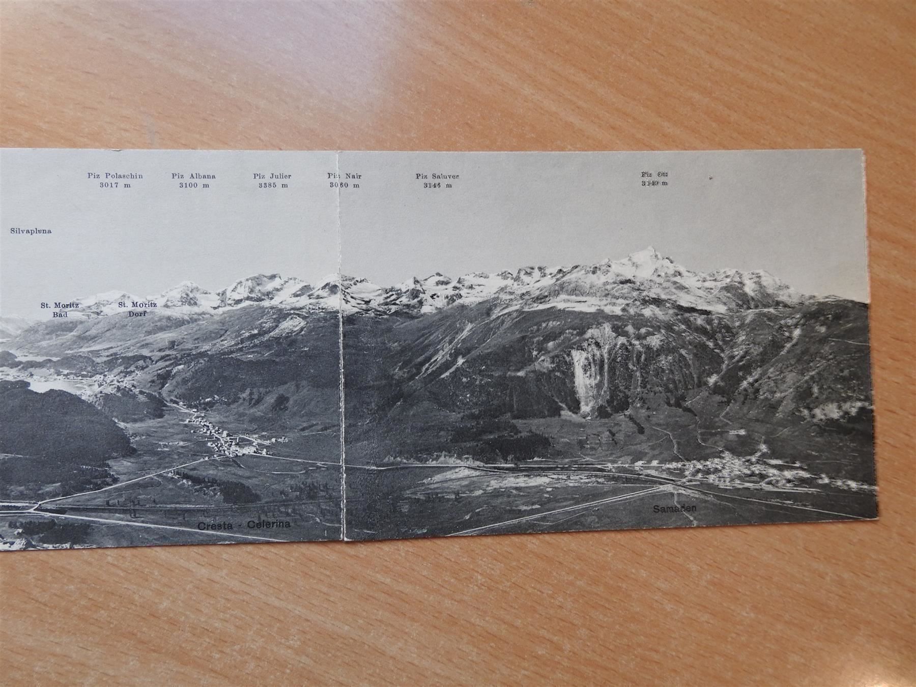 Incisioni: Panorama  Silvaplana - Cresta Samaden – Usato da Rain venduto da 999-800-K 2