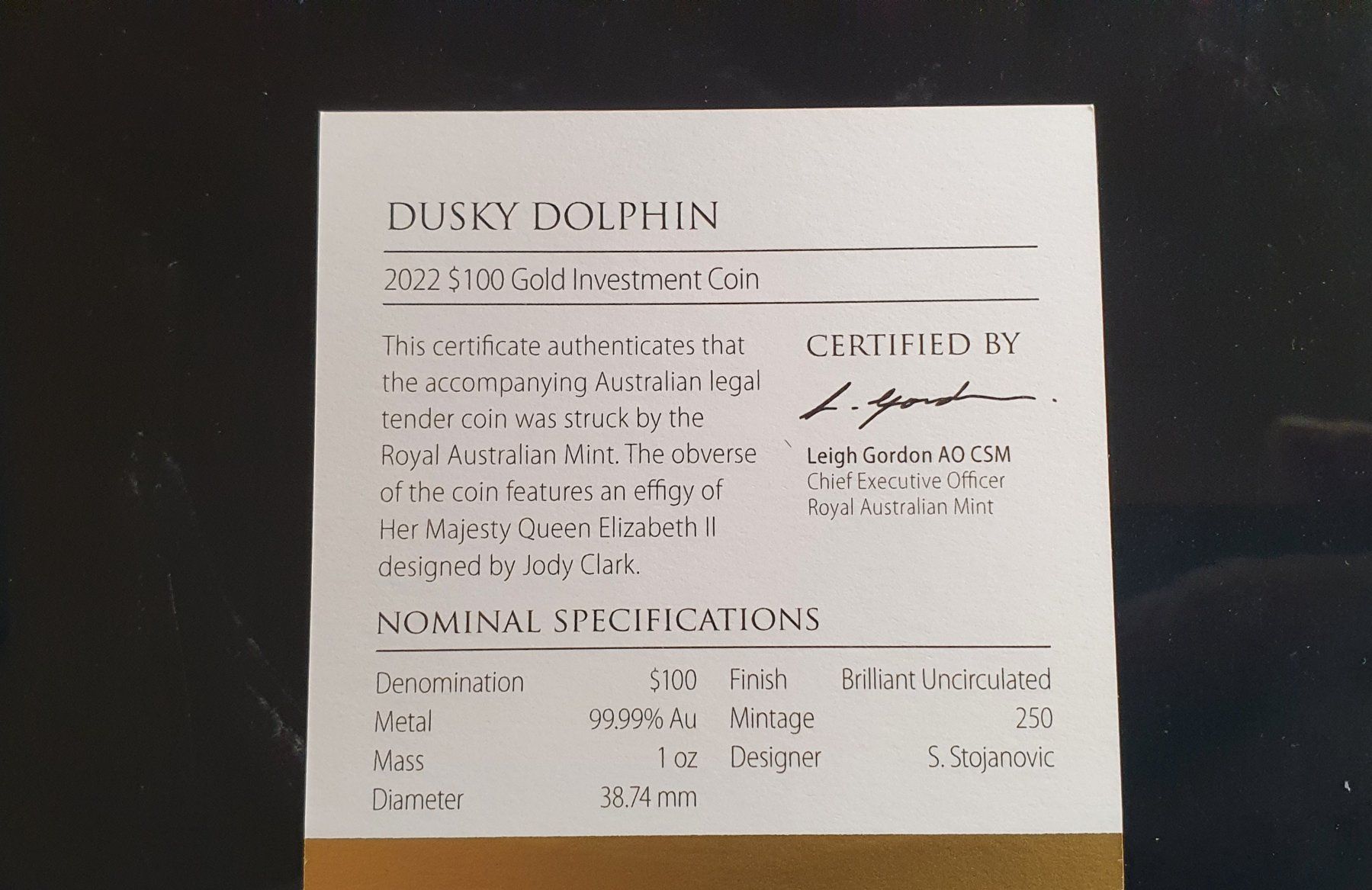 Tutti le monete: Goldmünze Dusky Dolphin limitiert – Nuovo (secondo la descrizione) da Greppen venduto da hploetscher 2