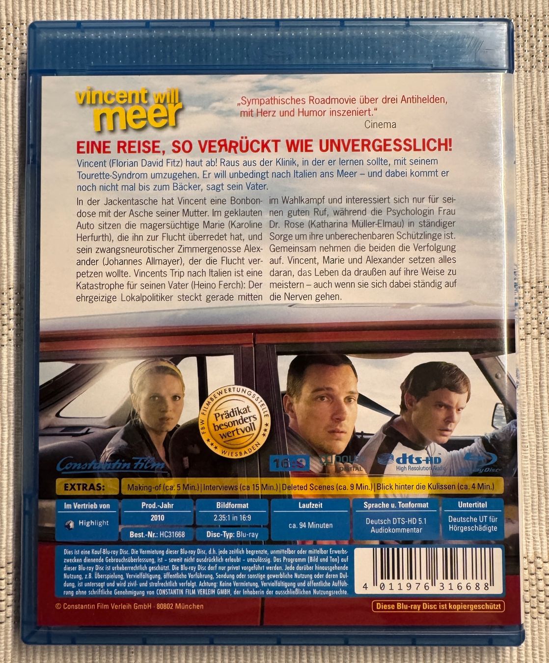 Tutti i DVDs: Vincent will Meer - Blu-ray – Usato da Arbon venduto da drs64 1