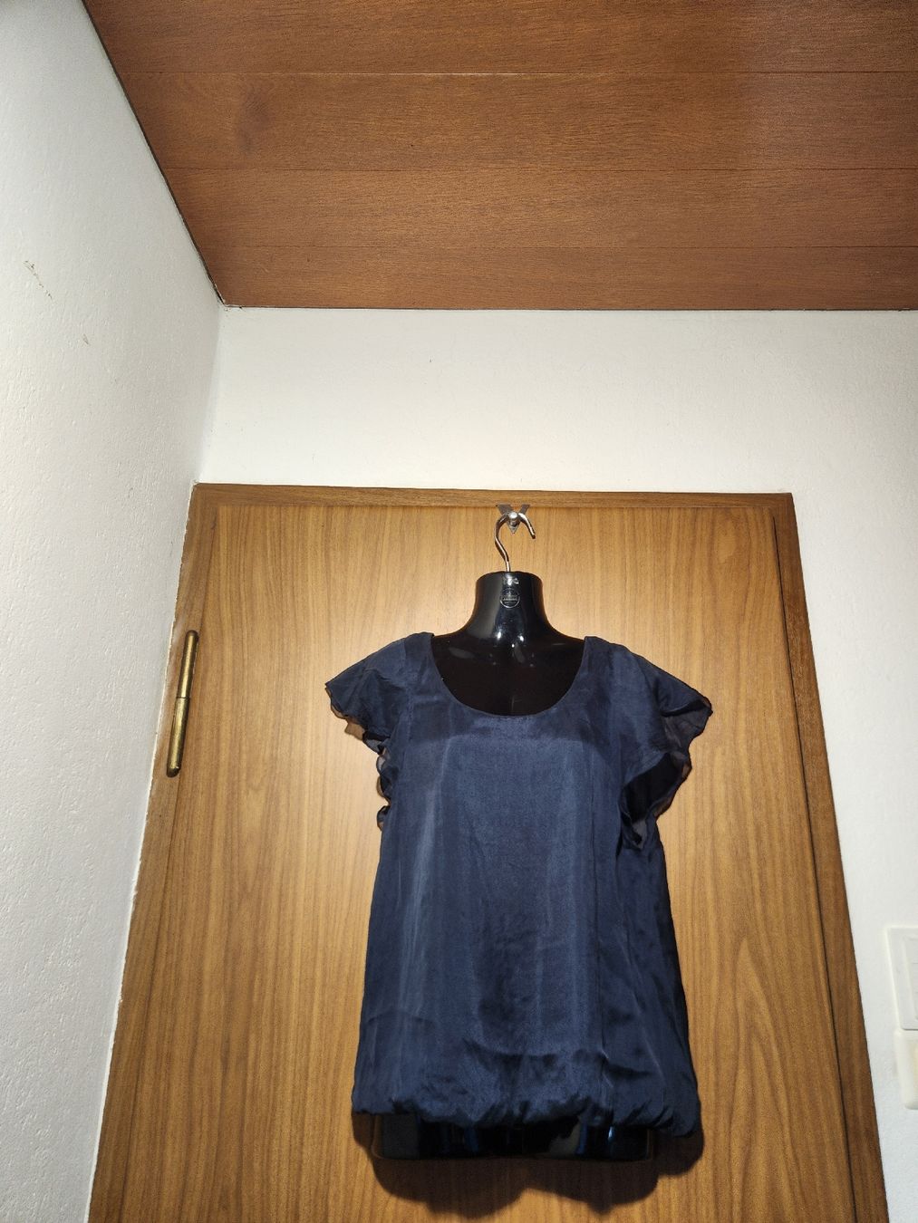 More & More Tops: Top MORE & MORE  Soie melangée bleu taille 36  – Gebraucht aus Niedergösgen von Eva2410